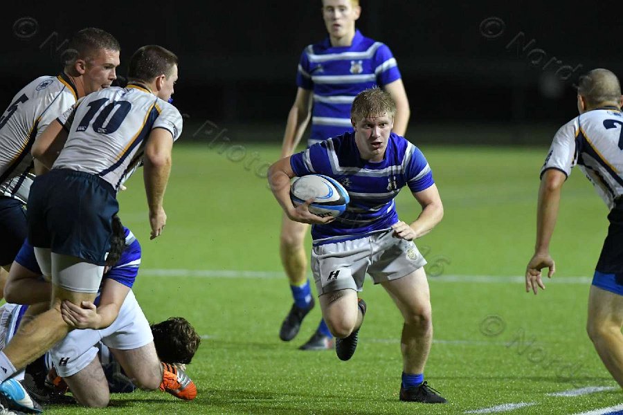 Wheaton Men\'s Rugby vs Mass Maritime.  Photo by Keith Nordstrom